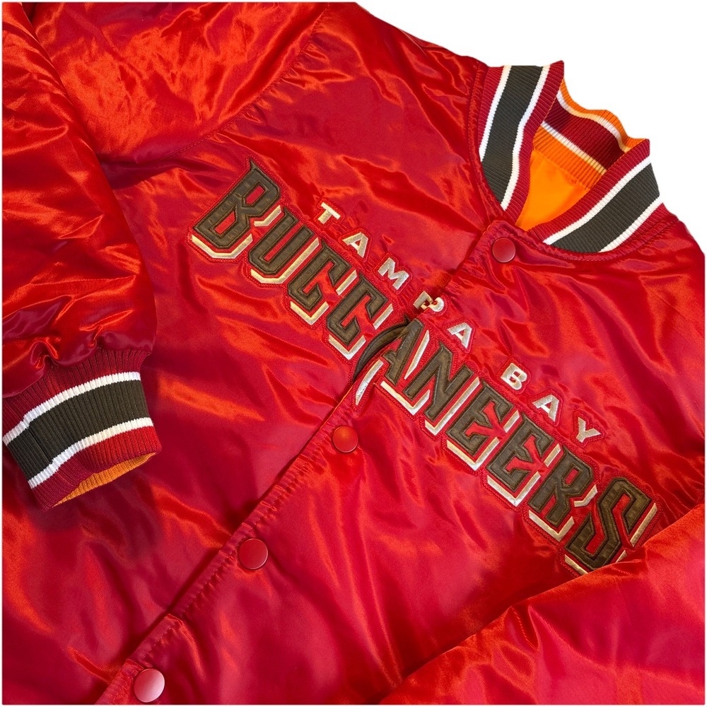 STARTER Reversible Stadium Jacket Tampa Bay Buccaneers NFL Men's‎ LARGE